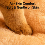 Semi-Enclosed Pet Bed with Removable Washable Cover