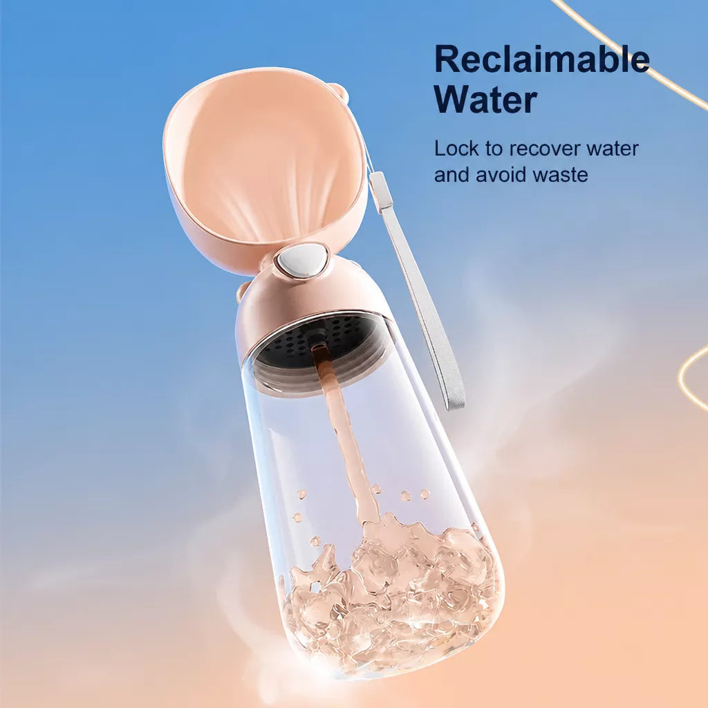 Portable Dog Water Bottle for Walks, Travel & Outdoor Adventures