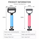 Pet Cat & Dog Detangling and Deshedding Grooming Comb