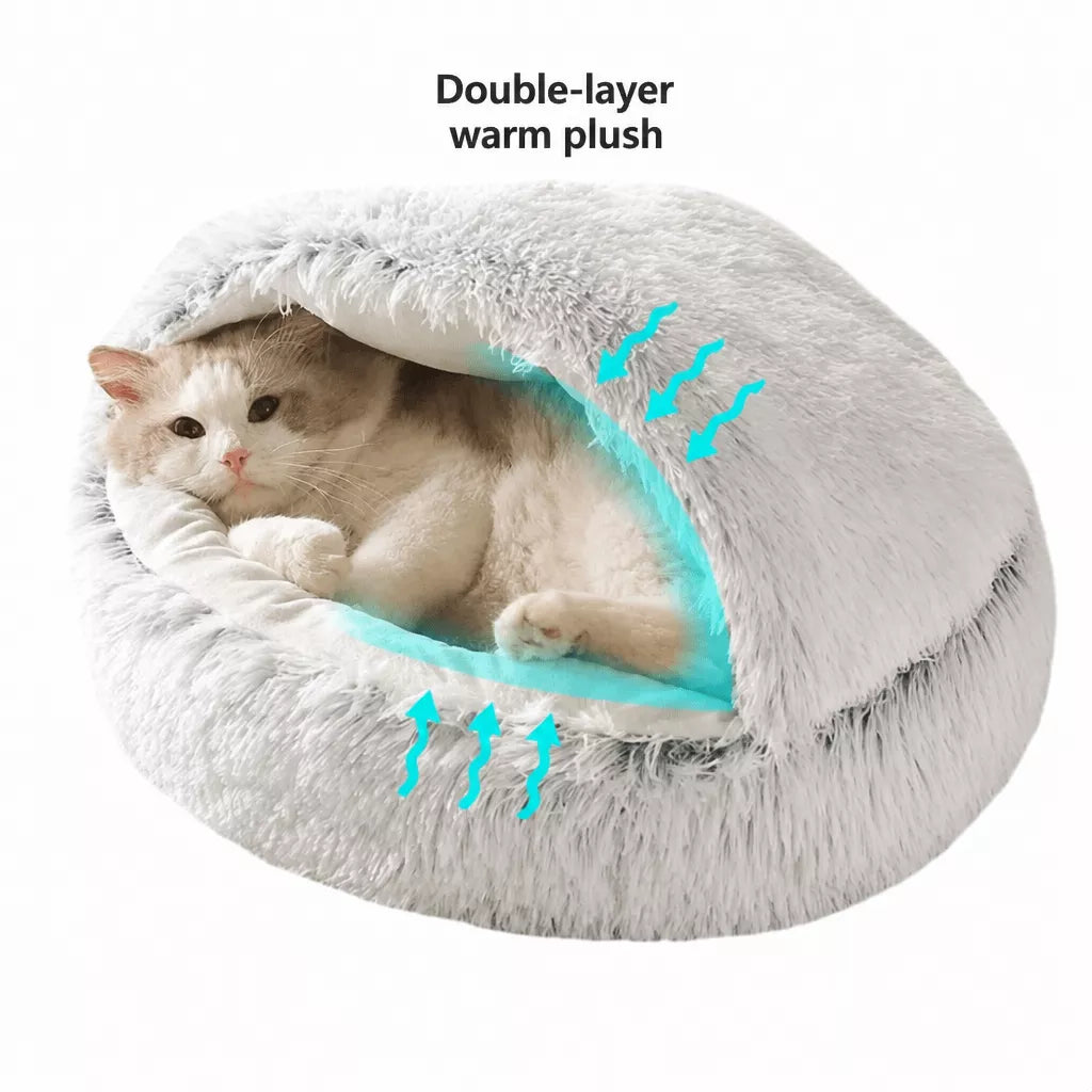 Cat & Dog Nest-Style Pet Bed
