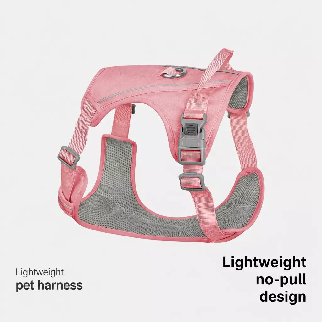 Nylon Dog Harness and Leash Set