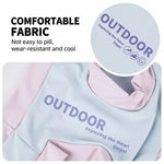 Lightweight Printed Color-Block Vest for Small Dogs