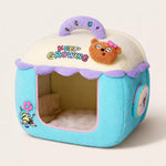 Corduroy Pet Bed with Removable Cover