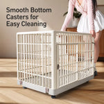 Indoor Resin Pet Crate for Small to Medium Dogs