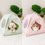 Indoor Cat & Dog Tent Bed with Removable, Washable Cushion