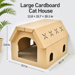 Corrugated Cardboard Cat House and Scratcher