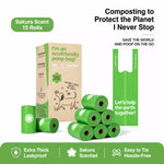 Portable Pet Waste Bag Dispenser for Dog Walks
