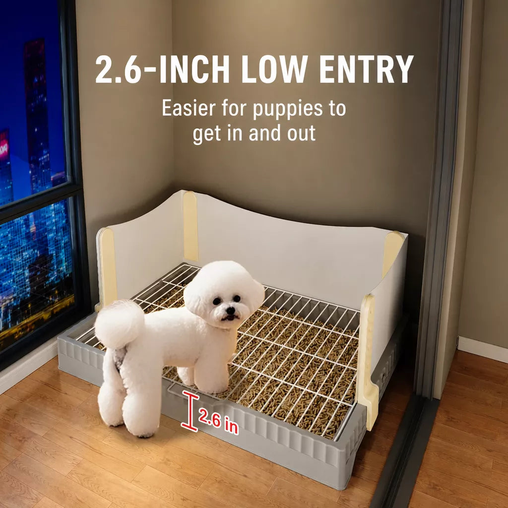 Plastic Dog Potty Tray for Home Potty Routines