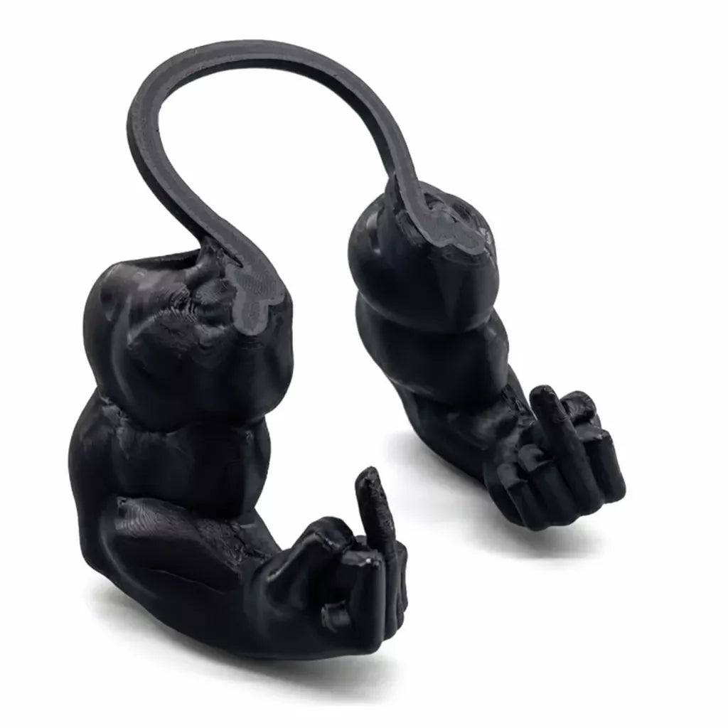 3D-Printed Muscular Arm Pet Neck Accessory