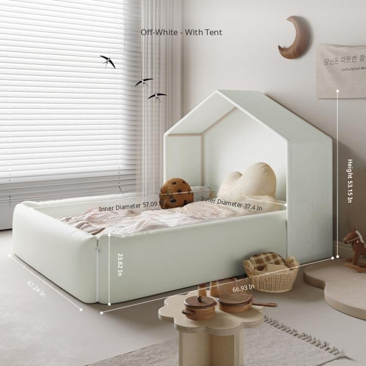 Modular Bed Rail Fence with Mattress & Tent, Anti-Collision Tent Bed Guard for Babies, Kids & Adults ml-0511-2