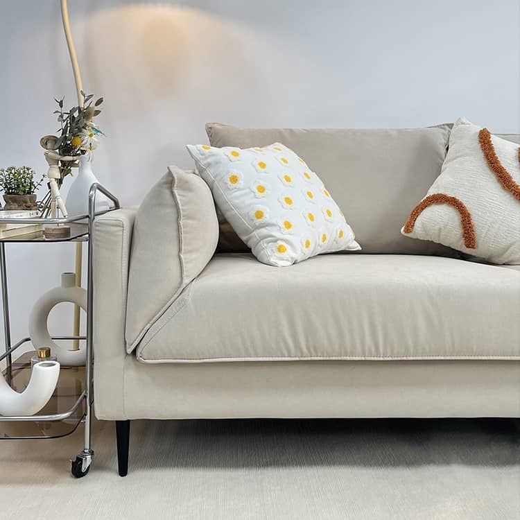 Stylish Sofas in White, Light Gray, Dark Blue, and Pink Pine Fabric – Perfect for Any Modern Home! mr-159