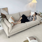 Stylish Sofas in White, Light Gray, Dark Blue, and Pink Pine Fabric – Perfect for Any Modern Home! mr-159