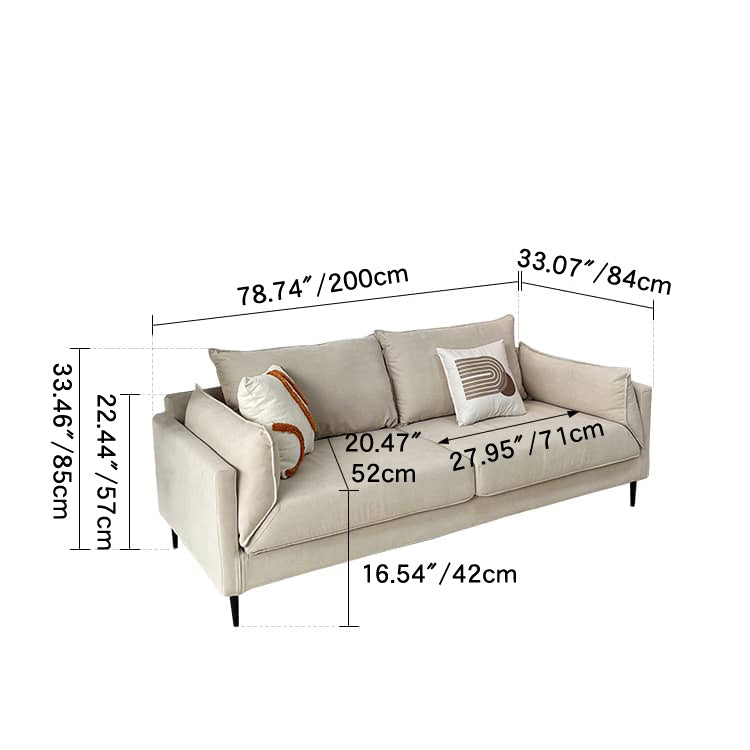 Stylish Sofas in White, Light Gray, Dark Blue, and Pink Pine Fabric – Perfect for Any Modern Home! mr-159