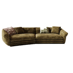 Minimalist French Cream Chenille Fabric Sectional Sofa for Living Room mxza-0207-48
