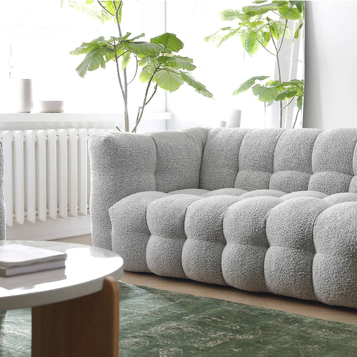 Light Gray Pine Sofa - Modern, Comfortable & Stylish Seating for Your Home my-344