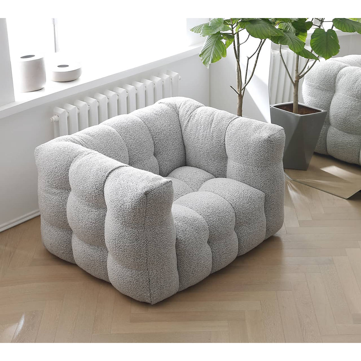 Light Gray Pine Sofa - Modern, Comfortable & Stylish Seating for Your Home my-344