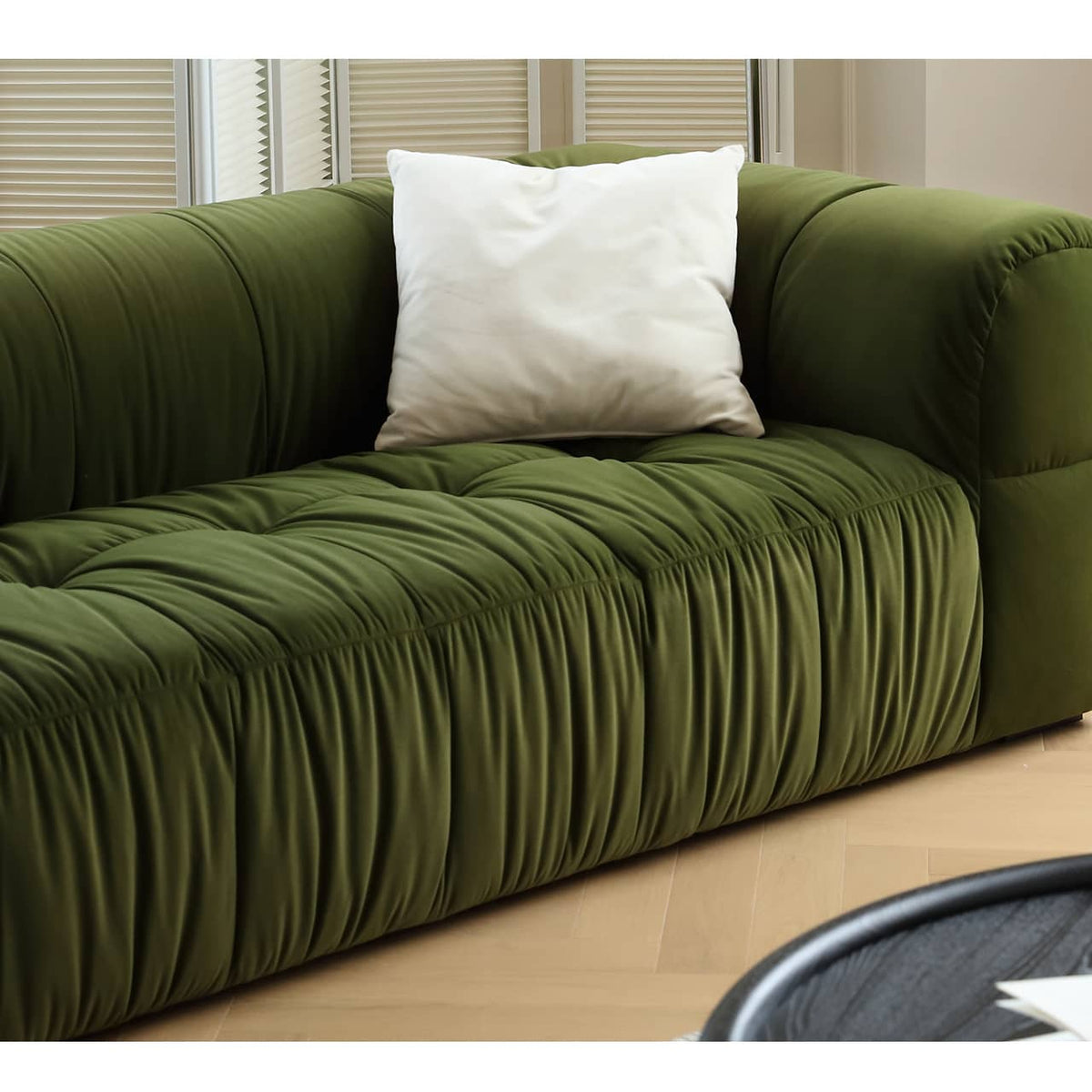 Premium Pine Suede Sofa - Luxurious Comfort & Stylish Design my-354