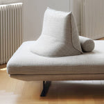 Contemporary Light Gray Sofa - Pine Wood Frame with Soft Cotton-Ramie Blend Upholstery my-364