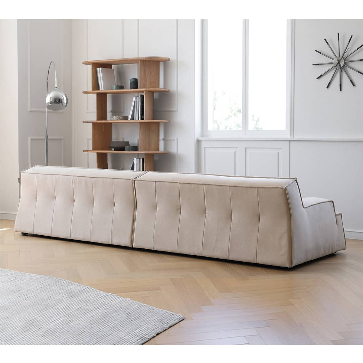 Luxurious Pine Suede Down Sofa for Ultimate Comfort and Style my-365