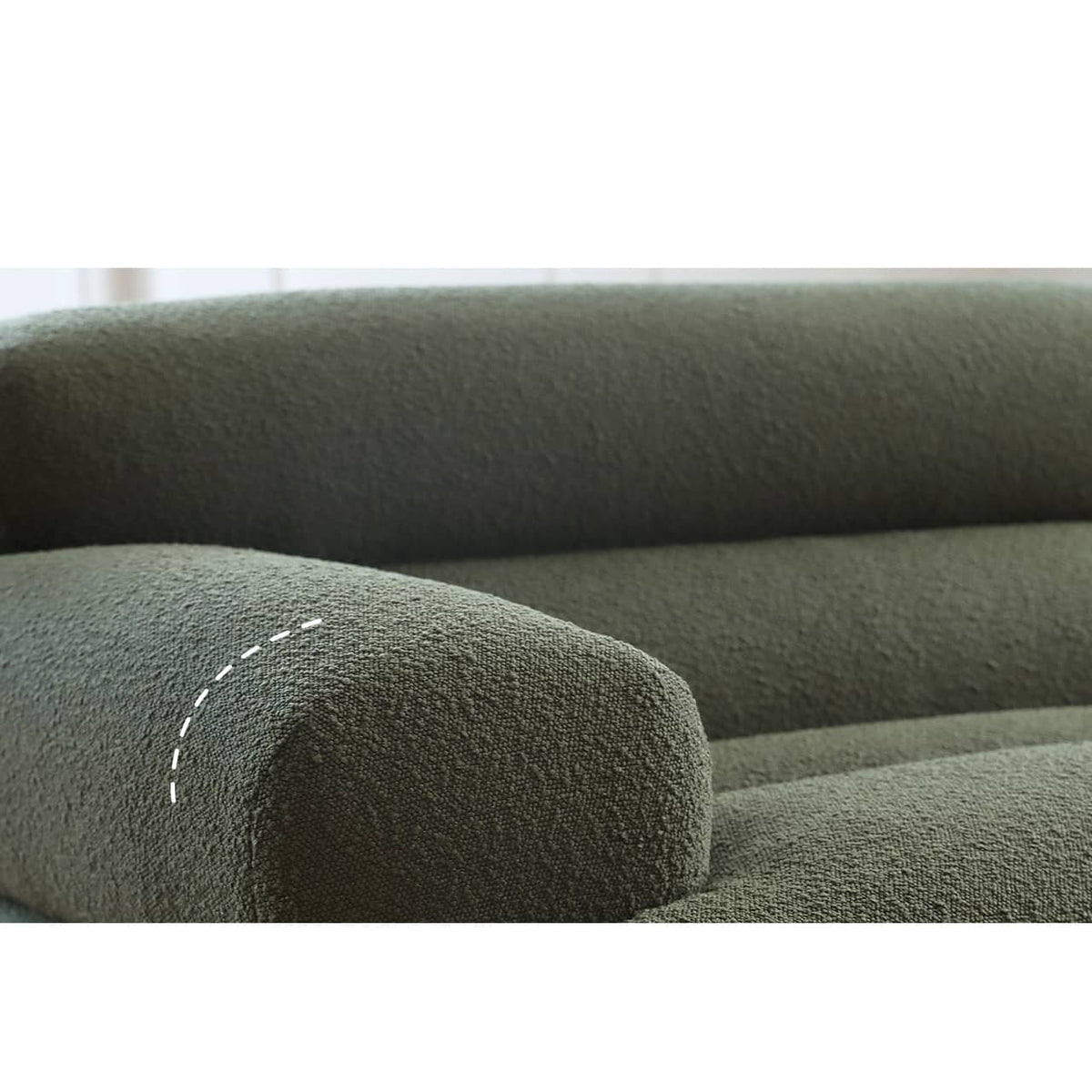 Luxurious Dark Green Pine Sofa - Elegant Comfort for Your Living Room my-369