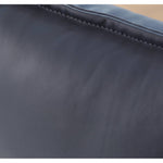 Luxurious Black Pine Bed with Leather Upholstery and Silk Floss Comfort my-381