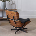 Luxurious Black Leather Executive Chair with Multi-Layer Support my-383