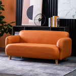 Colorful Low-Leg Tech Fabric Sofa, 2/3-Seater Couch for Small Living Room qm-1