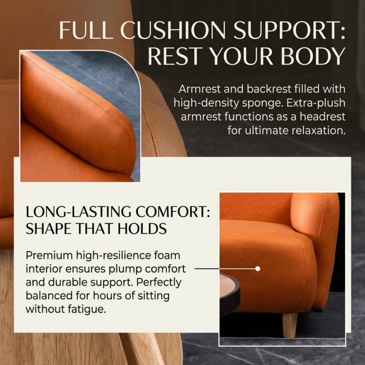 Colorful Low-Leg Tech Fabric Sofa, 2/3-Seater Couch for Small Living Room qm-1
