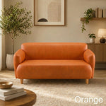 Colorful Low-Leg Tech Fabric Sofa, 2/3-Seater Couch for Small Living Room qm-1