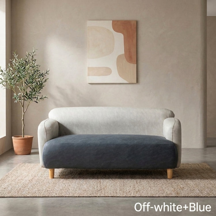 Colorful Low-Leg Tech Fabric Sofa, 2/3-Seater Couch for Small Living Room qm-1