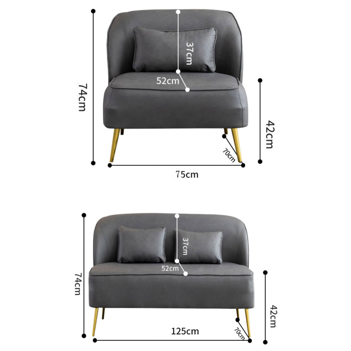 Modern Multi-Color Sofa: Gray, Yellow, Off-White, Dark Green, Orange - Premium Techno Fabric & Cotton, Wood Frame qm-13