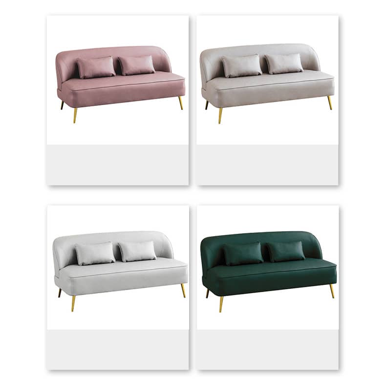 Modern Multi-Color Sofa: Gray, Yellow, Off-White, Dark Green, Orange - Premium Techno Fabric & Cotton, Wood Frame qm-13