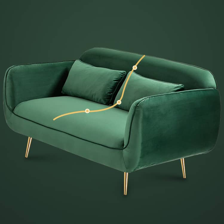 Vibrant Multi-Color Sofa Collection: Emerald Blue, Grass Green, Brick Red & Mint Wood with Techno Fabric qm-3