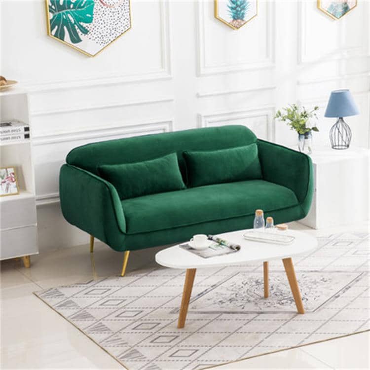 Vibrant Multi-Color Sofa Collection: Emerald Blue, Grass Green, Brick Red & Mint Wood with Techno Fabric qm-3