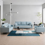 Nordic Tech Fabric Sofa, Colorful 2/3-Seater Couch for Small Living Room qm-5