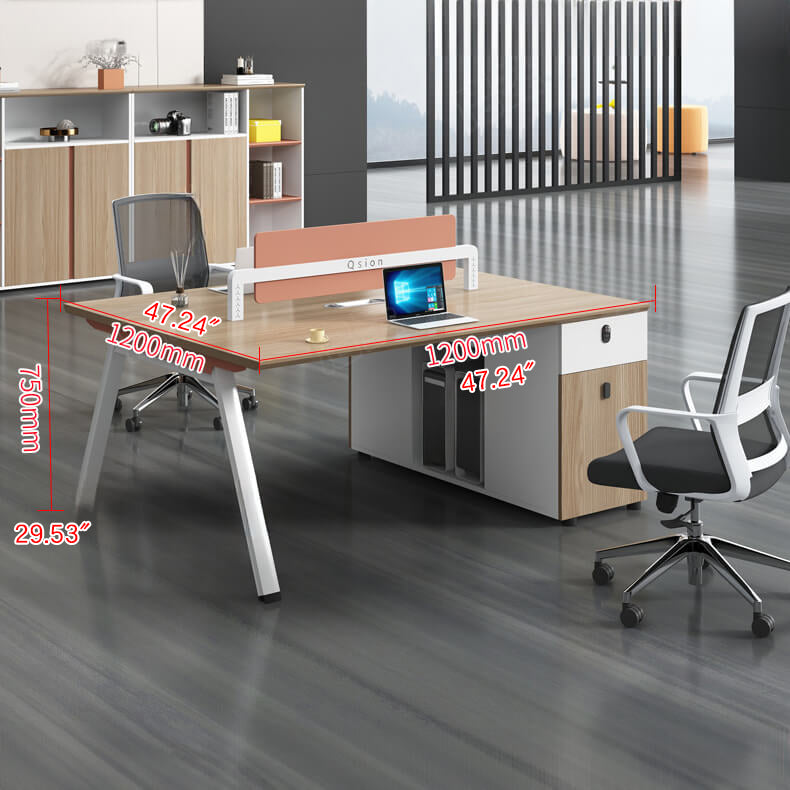 Stylish Particle Board Table in Brown, White, and Gray Finishes qs-153