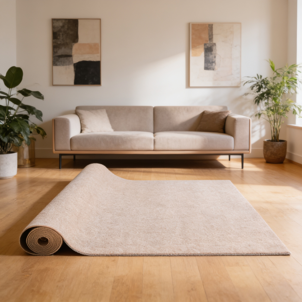 Boat Carpet, 6 ft x 18 ft Marine Carpet for Boats, Waterproof Light Brown Carpet with Marine Backing Anti-Slide Marine Grade Boat Carpet Cuttable Easy to Clean Patio Rugs Deck Rug-T3342P477452 - 场景图