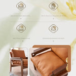 Stylish Brown Rattan & Ash Wood Tea Table for Modern Living Spaces tzm-518