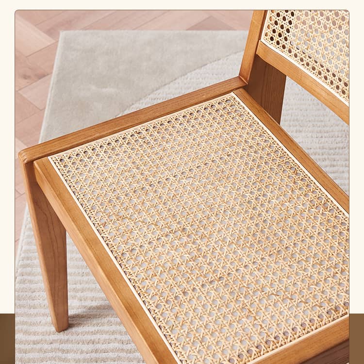 Stylish Natural Rattan Chair with Ash Wood Frame – Premium Quality Seating for Any Room tzm-520