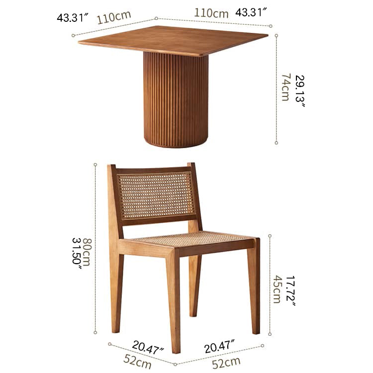 Stylish Natural Rattan Chair with Ash Wood Frame – Premium Quality Seating for Any Room tzm-520