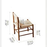 Elegant Natural Wood Makeup Table with Rattan and Ash Wood Accents, Glass Top tzm-525