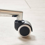 Modern Rattan & Ash Wood Chair with PU Leather and Stainless Steel Accents - Green & Orange Design tzm-551