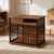Dog cage furniture, small dog cage furniture is suitable for small dogs, wooden dog pen furniture - 场景图