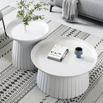 Chic Multi-Color Tea Table – White, Off-Yellow, Pink, Gray, and Green Options ym-627