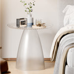 Elegant Transparent Tea Table - Modern Design in Gray, Brown, Pink, Off White - Durable PET Material ym-628