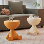 Elegant Multi-Color Tea Table: Modern Black, White, Gray, Yellow, Green, Pink, Red, and Blue Options ym-629