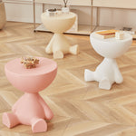 Elegant Multi-Color Tea Table: Modern Black, White, Gray, Yellow, Green, Pink, Red, and Blue Options ym-629