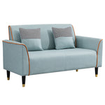 Stylish Multi-Color Techno Fabric Sofa: Modern Mint Green, Orange, Blue, Yellow, and Gray Options yr-124