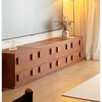 Sleek Black Particle Board Cabinet - Modern Design Storage Solution yw-167