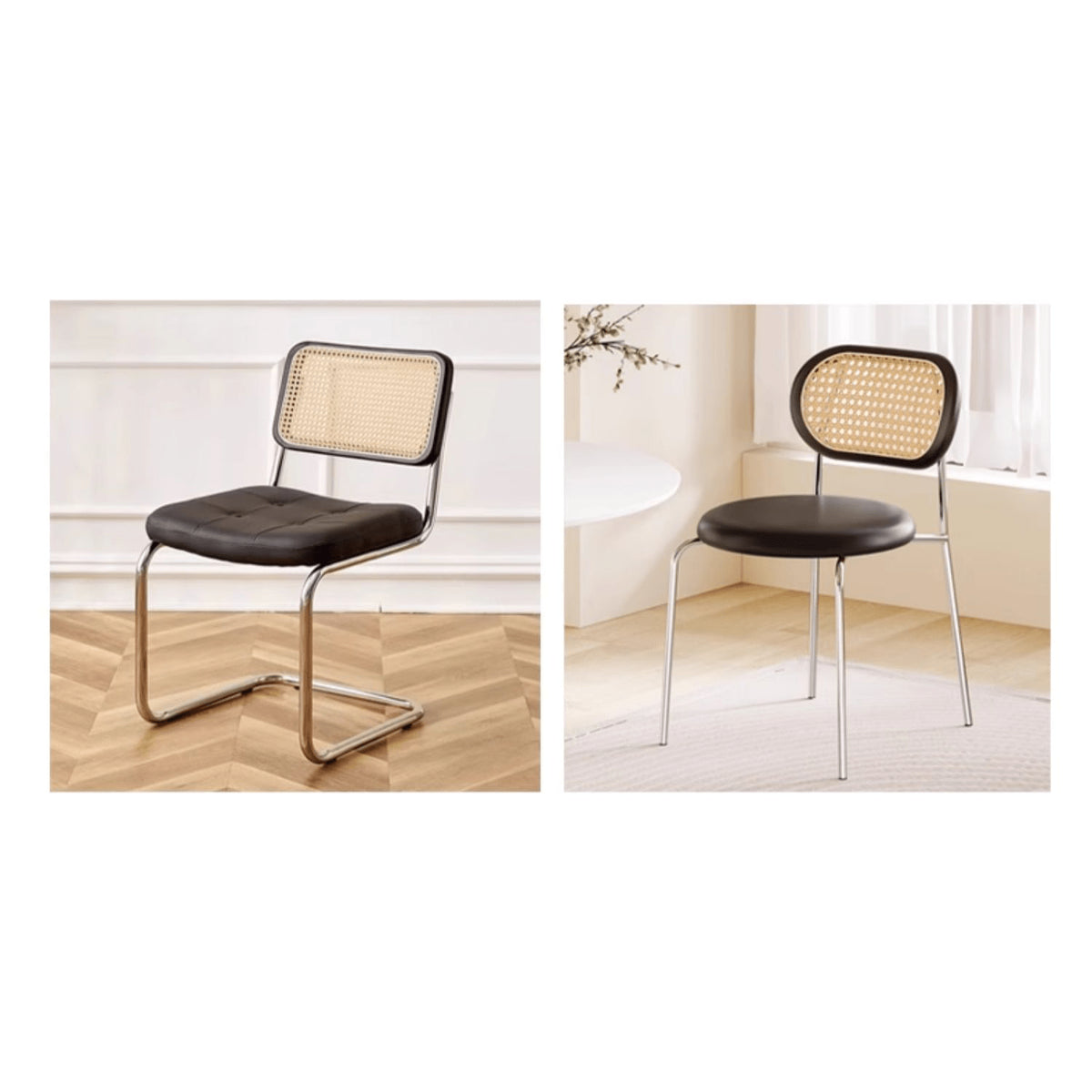 Sturdy Modern Chair with Natural Wood Finish and Stainless Steel Frame yw-172